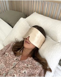 SILK MAGNOLIA - Pure Silk Eye Mask Pillow