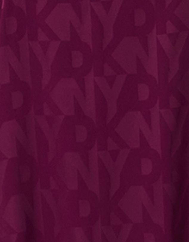 DKNY - Logo Satin Low Back Midi Chemise Nightgown