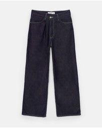 Pull&Bear - Super Baggy Jeans With Crossover Waistband