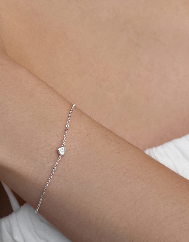 SAINT VALENTINE - The Mini Heart Duo Set - Silver