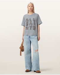 AllSaints - Ella Embroidered Lisa Tee