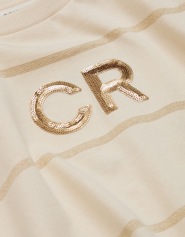 Country Road - Short Sleeve Sequin Logo T-shirt