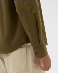 AERE - Textured Long Sleeve Shirt