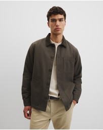 Country Road - Textured Sherpa Oversized Jacket