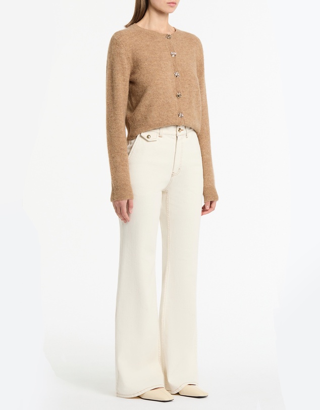 Carla Zampatti - Praline Brushed Knit Cardigan