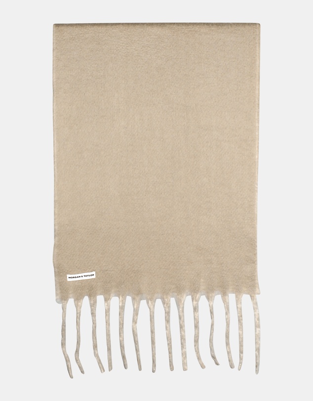 Morgan & Taylor - Hannah Reversible Scarf in Cream
