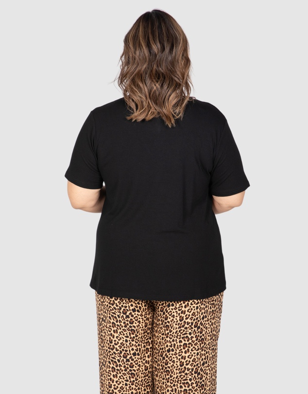 Love Your Wardrobe - Maya Ruched Front Tee