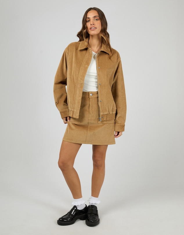 All About Eve - Bambi Cord Bomber Tan