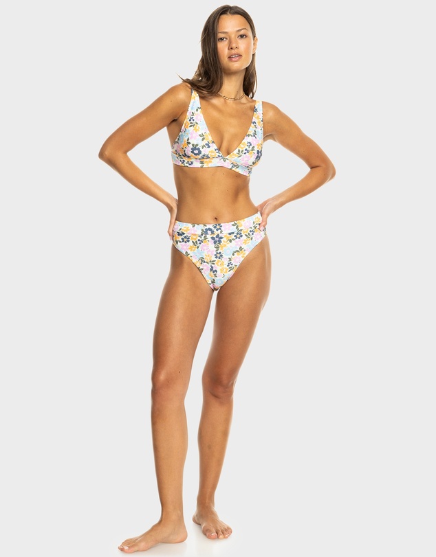 Roxy - Womens Salma Mid Waist Bikini Bottom