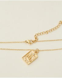 Carly Paiker - Scorpio Star Sign Zodiac Tag Necklace