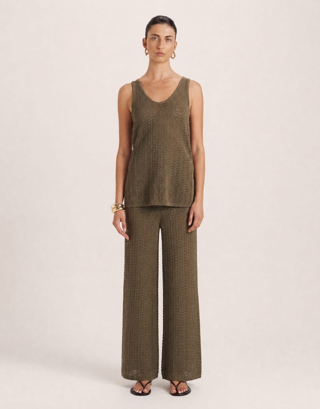 SABA - Prue Cotton Crochet Tank