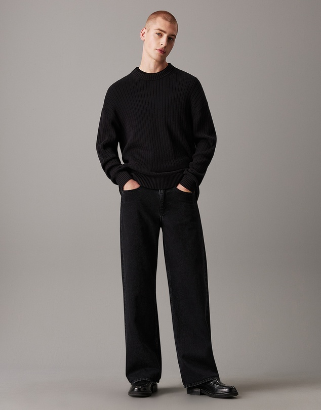 Calvin Klein Jeans - Relaxed Ribbed Cotton Jumper