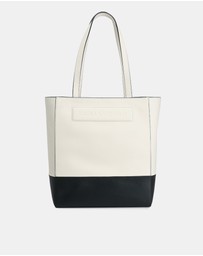 Karl Lagerfeld - Ikon K Leather Medium Tote Bag