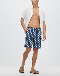 The Rocks Push - Blueys Swim Shorts Rays