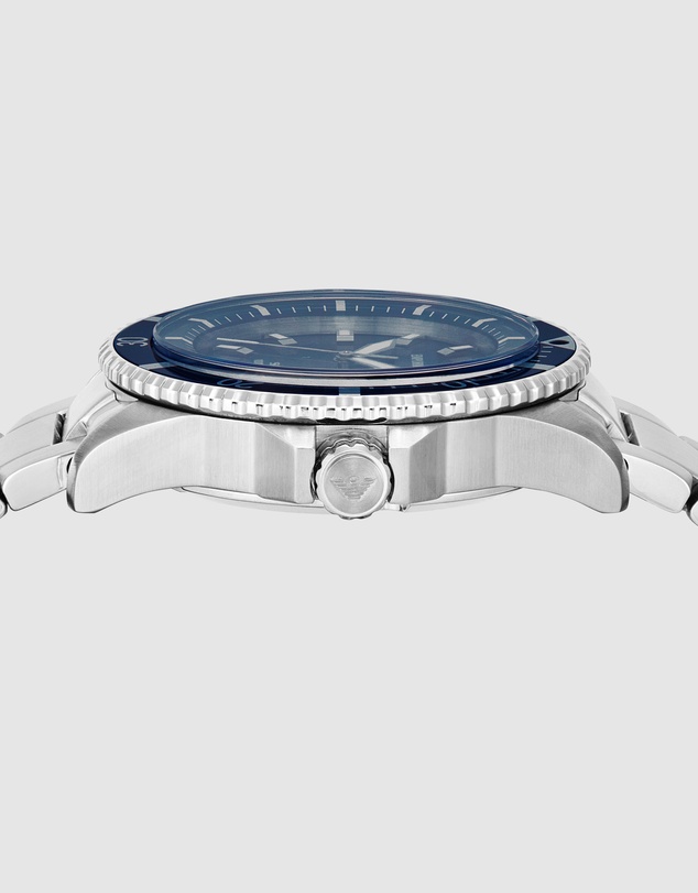 Emporio Armani - Silver Tone Analogue Watch