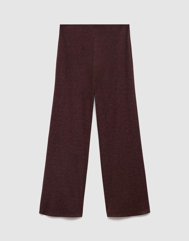 M.N.G - Knitted Trousers With Elastic Waistband