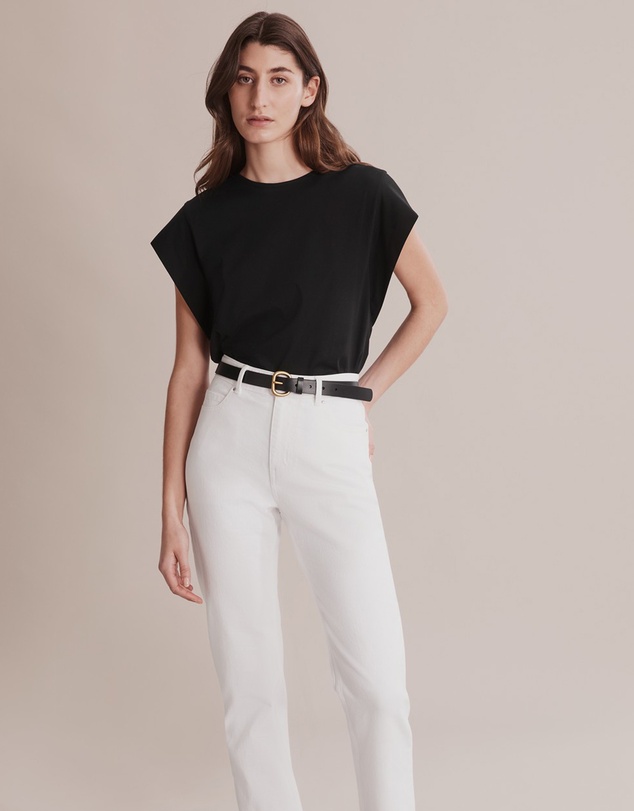 Country Road - Skinny Solid Buckle Belt