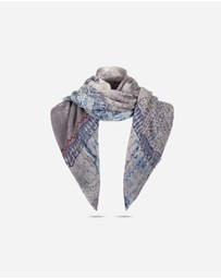 Ozwear Connection Uggs - Ugg 100% Australian Merino Wool Scarf Blue Grey