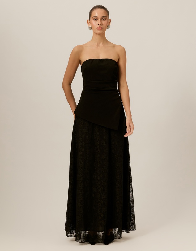Tussah - Florence Bandeau Lace Maxi Dress