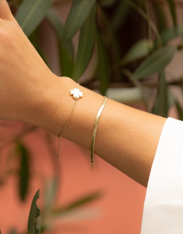 Mestige - Ethos Snake Chain Bracelet - 18K Gold Plated