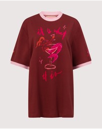 SMWR. by The Somewhere Co - Capricorn Astrology Oversized Tee