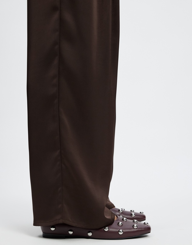 AERE - Studded Leather Ballet Flats