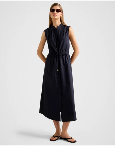 Forever New - Jessie Drawcord Smock Midi Dress