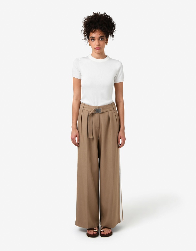 Forcast - Rowan Belted Contrast Pants