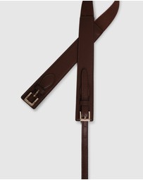 Belle & Bloom - London Fog Leather Waist Belt