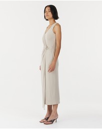 Third Form - Stirling Twist Cross Over Midi Dress
