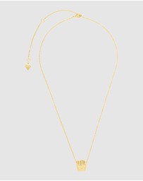 Wanderlust + Co - Fries Gold Necklace