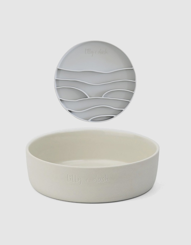 Lilly + Dash - Dog Food Water Bowl & Insert Combo