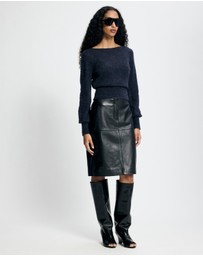 Lover - Vespera Alpaca Blend Sheer Jumper