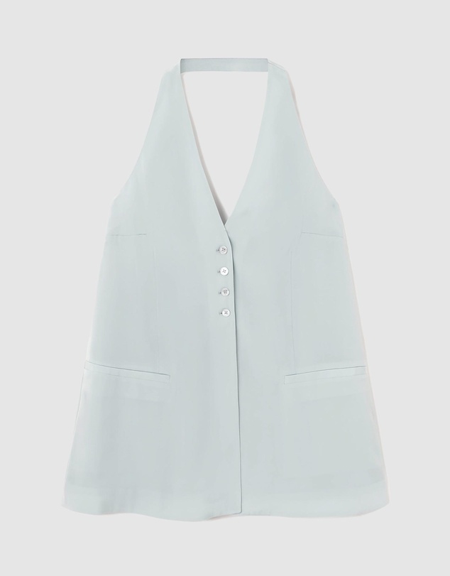 COS - Longline Waistcoat Halterneck Top