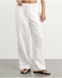 Jag - Sabine Linen Relaxed Leg Pant
