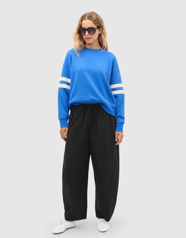 Seed Heritage - Contrast Detail Crew Neck Sweat