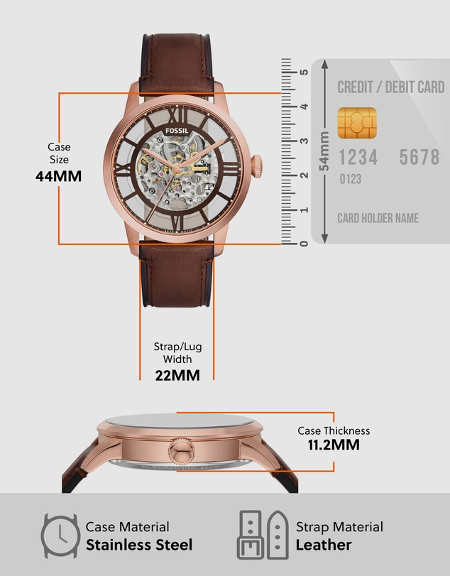 Fossil - Townsman Brown Analogue Watch