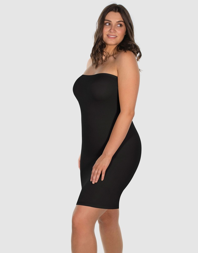 B Free Intimate Apparel - Strapless Knee Length Slip Dress