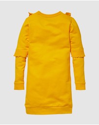 Quapi - Karima Long Sleeve Sweater Dress - Kids-Teens
