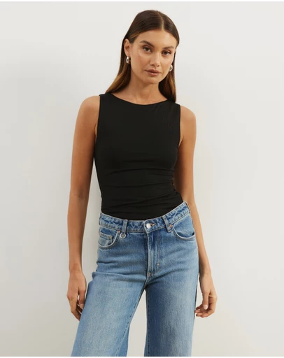Atmos&Here - Carrie Sleeveless Mesh Top