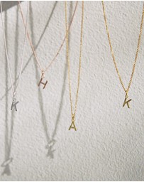 Kirstin Ash - Y Outline Initial Necklace