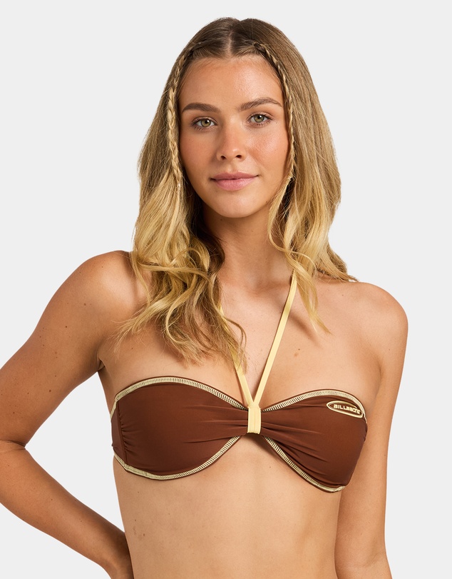 Billabong - Womens Solar Drift Halter Bandeau Bikini Top