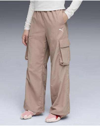 Puma - T7 Luminous Cloud Relaxed Woven Cargo Pants - Teens