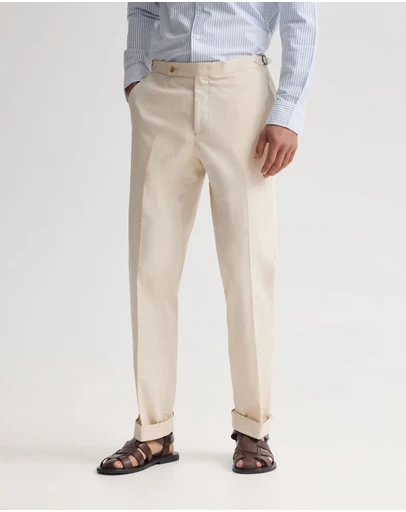 Oxford - Bryon Pants With Side Tab And Cuff