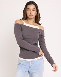 Insight - Eva Layered Long Sleeve Top