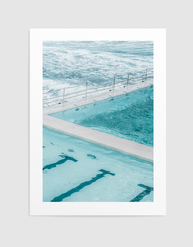 Olive et Oriel - Bondi In Blue II Art Print