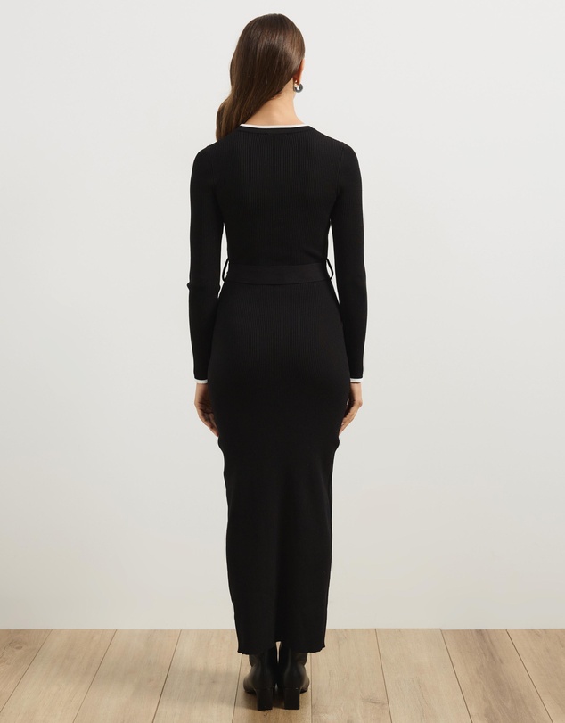 Atmos&Here - Maci Fitted Midi Knit Dress