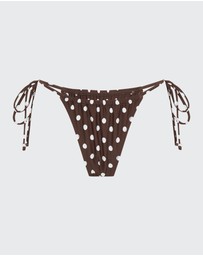 Vacay Swimwear - Rio Bottom Chocolate Polka