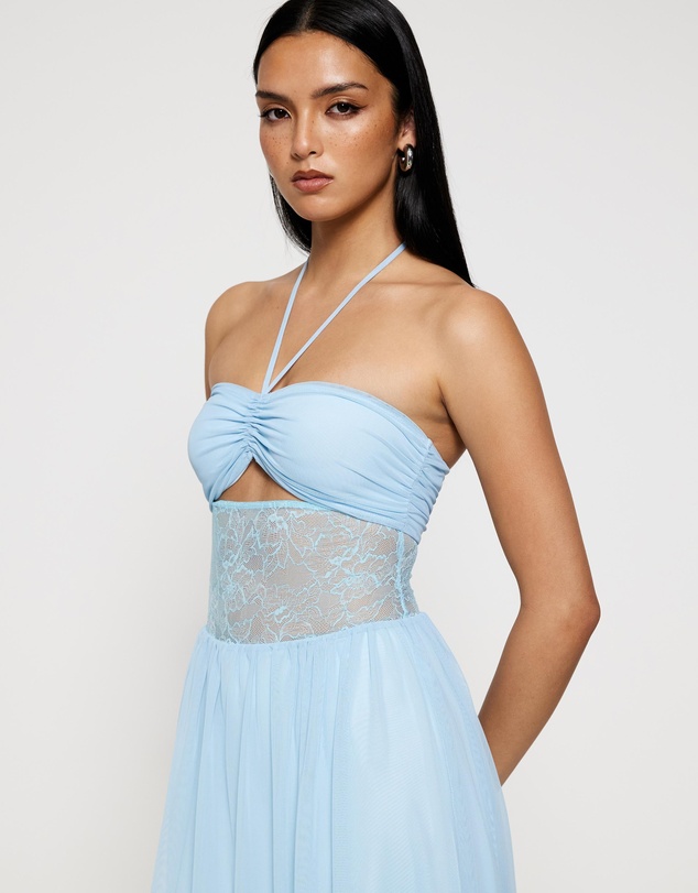 Lover - Isla Lace Halter Maxi Dress