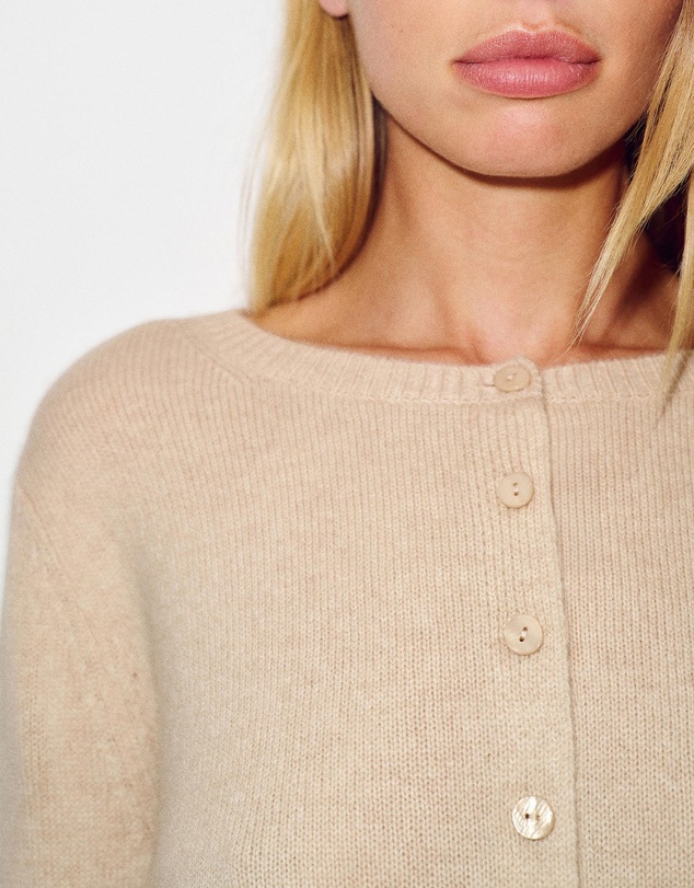 Reformation - Clara Cashmere Crew Cardigan